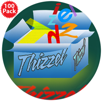 Thizzel Gifts 3.5" Button (100 pack)