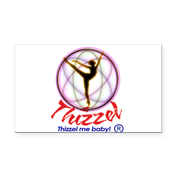 Thizzel Dancing Rectangle Car Magnet