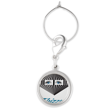 Thizzel Face Logo Wine Charms