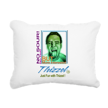 Just Fun with Thizzel Rectangular Canvas Pillow
