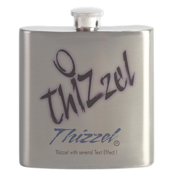 Text Effect Logo Flask