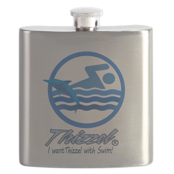 Swimming Logo Flask