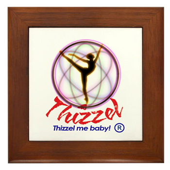 Thizzel Dancing Framed Tile