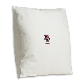 Thizzel Life Style Burlap Throw Pillow