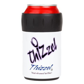 Text Effect Logo Can Insulator