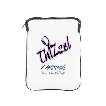 Text Effect Logo iPad Sleeve