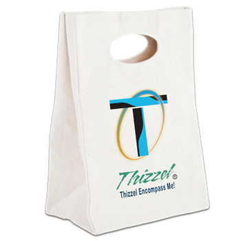 Thizzel Encompass Logo Canvas Lunch Tote