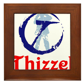 THIZZEL Trademark Framed Tile