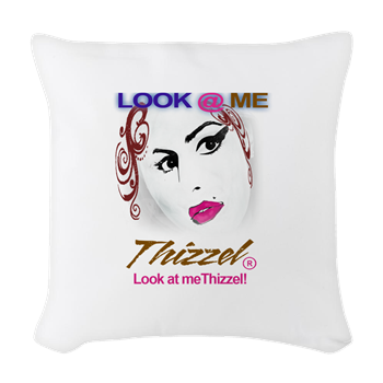 Look at Me Thizzel Woven Throw Pillow