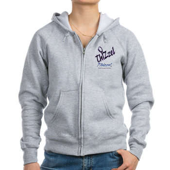 Text effect Logo Zip Hoodie