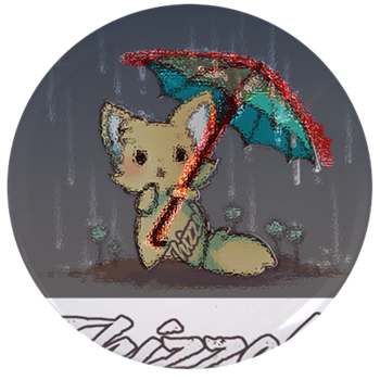 Rainy Logo 3.5" Button