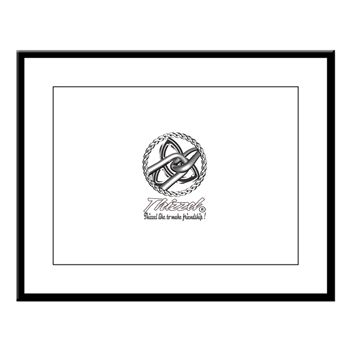 Friendship Logo Large Framed Print