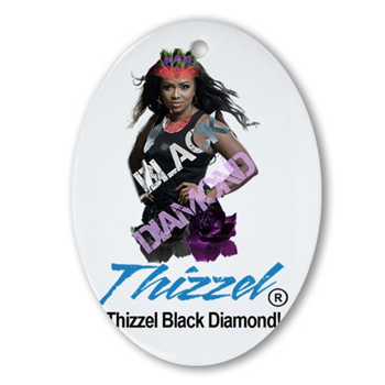Thizzel Diamond Ornament (Oval)