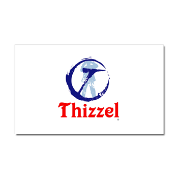 THIZZEL Trademark Car Magnet 20 x 12