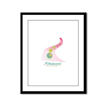 Progressing Vector Logo Framed Panel Print