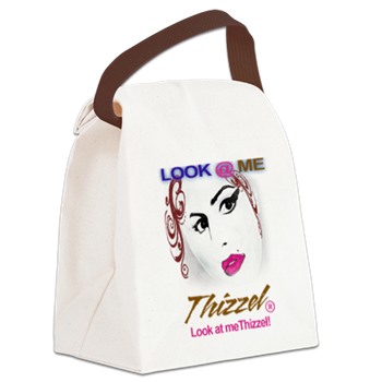 Look at Me Thizzel Canvas Lunch Bag