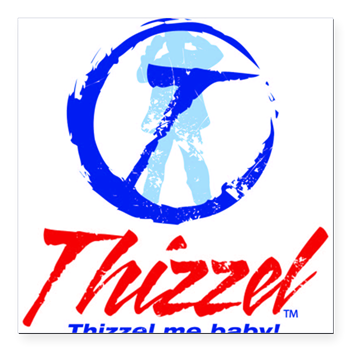 Thizzel Square Car Magnet 3" x 3"