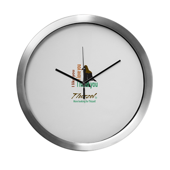 Mom Looking for Thizzel Modern Wall Clock