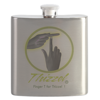 Finger T Logo Flask