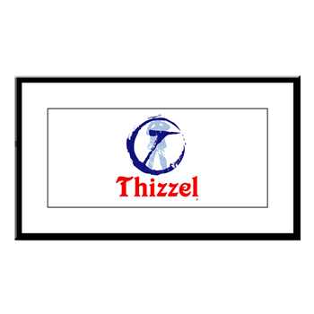 THIZZEL Trademark Small Framed Print
