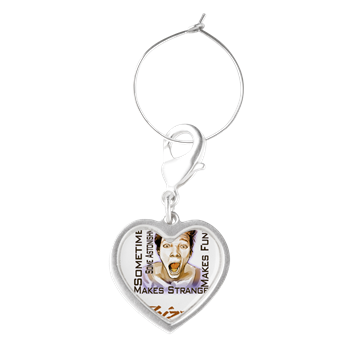 Thizzel makes me Funny Wine Charms