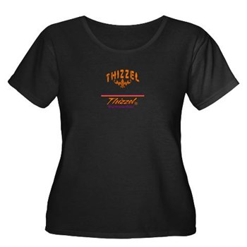 Text Graph Logo Plus Size T-Shirt