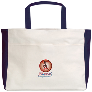 Runner Logo Beach Tote