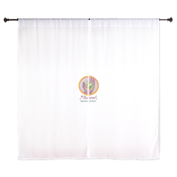 Discover Earth Logo Curtains