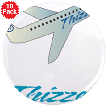 Travel Vector Logo 3.5" Button (10 pack)