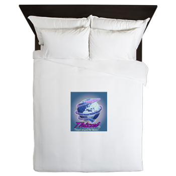 Thizzel Globe Queen Duvet