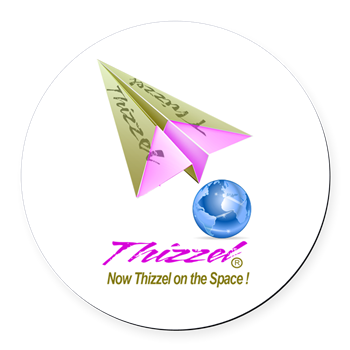 Space Logo Round Car Magnet