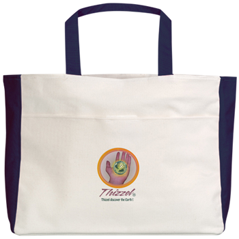 Discover Earth Logo Beach Tote