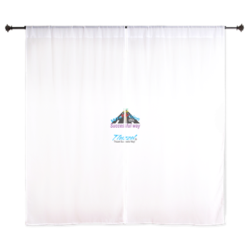 Thizzel Successful Logo Curtains