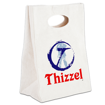 THIZZEL Trademark Canvas Lunch Tote