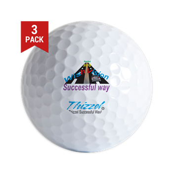 Thizzel Successful Logo Golf Ball