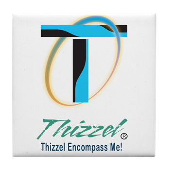 Thizzel Encompass Logo Tile Coaster