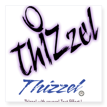 Text Effect Logo Sticker