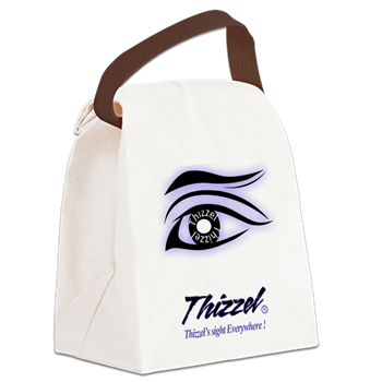 Thizzel Sight Logo Canvas Lunch Bag