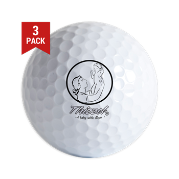 Mom Baby Logo Golf Ball