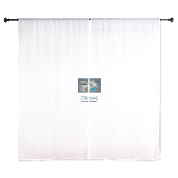 Thizzel Exist Logo Curtains