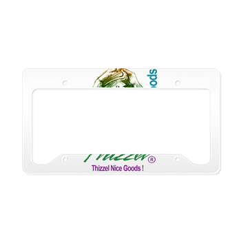 Thizzel Nice Goods Logo License Plate Holder