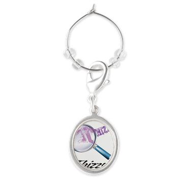 Magnifier Logo Wine Charms