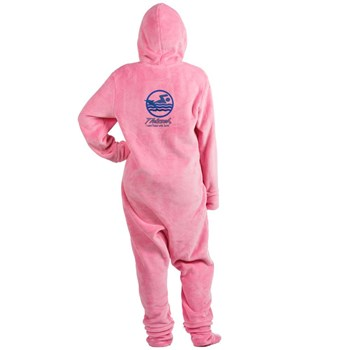 Swimming Logo Footed Pajamas