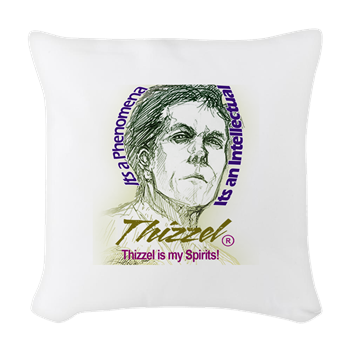 Thizzel is my Spirits Woven Throw Pillow
