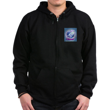 Thizzel Globe Zip Hoodie