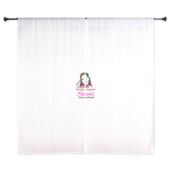 Thizzel Elegant Logo Curtains