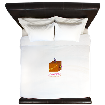 Funny Logo King Duvet