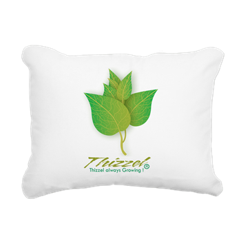 Growing Vector Logo Rectangular Canvas Pillow