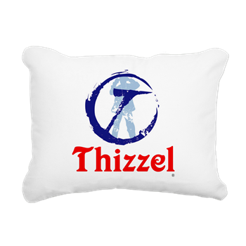 THIZZEL Trademark Rectangular Canvas Pillow