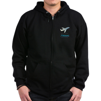 Travel Vector Logo Zip Hoodie